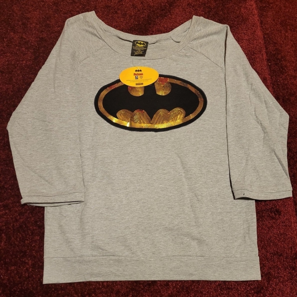 SZ XL BATMAN BLING SWEATSHIRT
